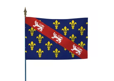 Drapeau province Marche en maille polyester