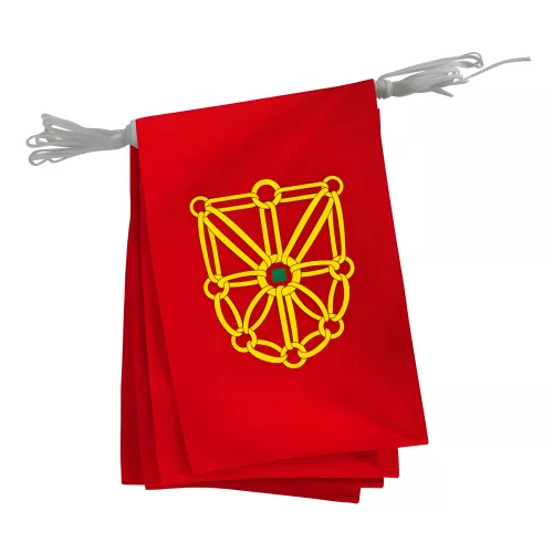 Guirlande province Navarre en maille polyester 20 x 30 cm