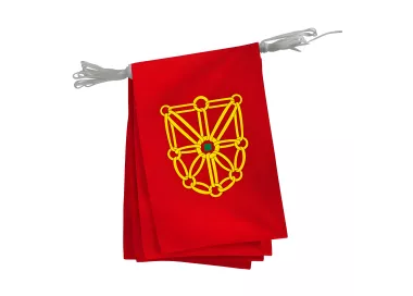 Guirlande province Navarre en maille polyester 20 x 30 cm