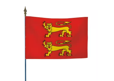 Drapeau province Normandie en maille polyester