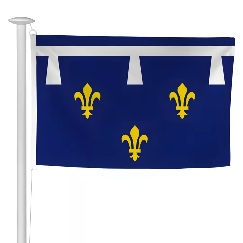 Pavillon province Orléanais en maille polyester 115 g/m²