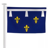 Pavillon province Orléanais en maille polyester 115 g/m²