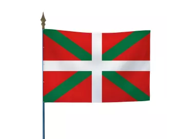 Drapeau province Pays Basque sur hampe polyester