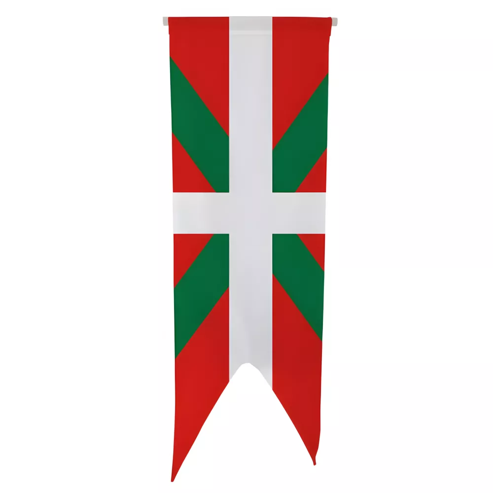Oriflamme province Pays Basque en maille polyester Oriflamme province Pays Basque en maille polyester