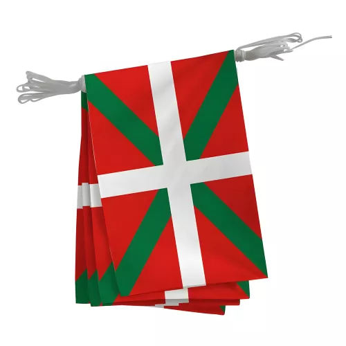 Guirlande province Pays Basque en polyester 20 x 30 cm