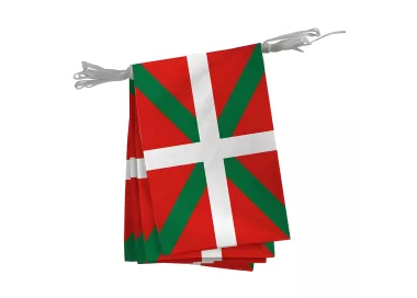Guirlande province Pays Basque en polyester 20 x 30 cm