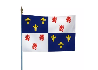 Drapeau province Picardie sur hampe polyester