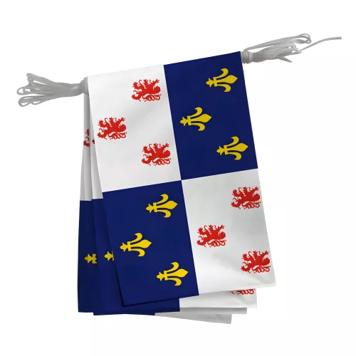 Guirlande province Picardie en maille polyester