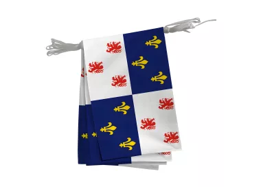 Guirlande province Picardie en maille polyester