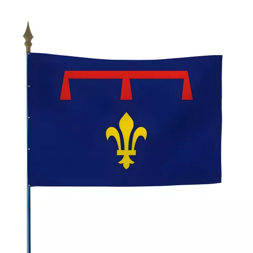 Drapeau Provence Armes sur hampe polyester