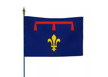 Drapeau Provence Armes sur hampe polyester