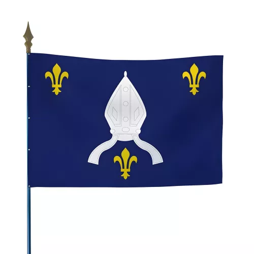Drapeau province Saintonge en maille polyester