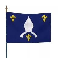 Drapeau province Saintonge en maille polyester