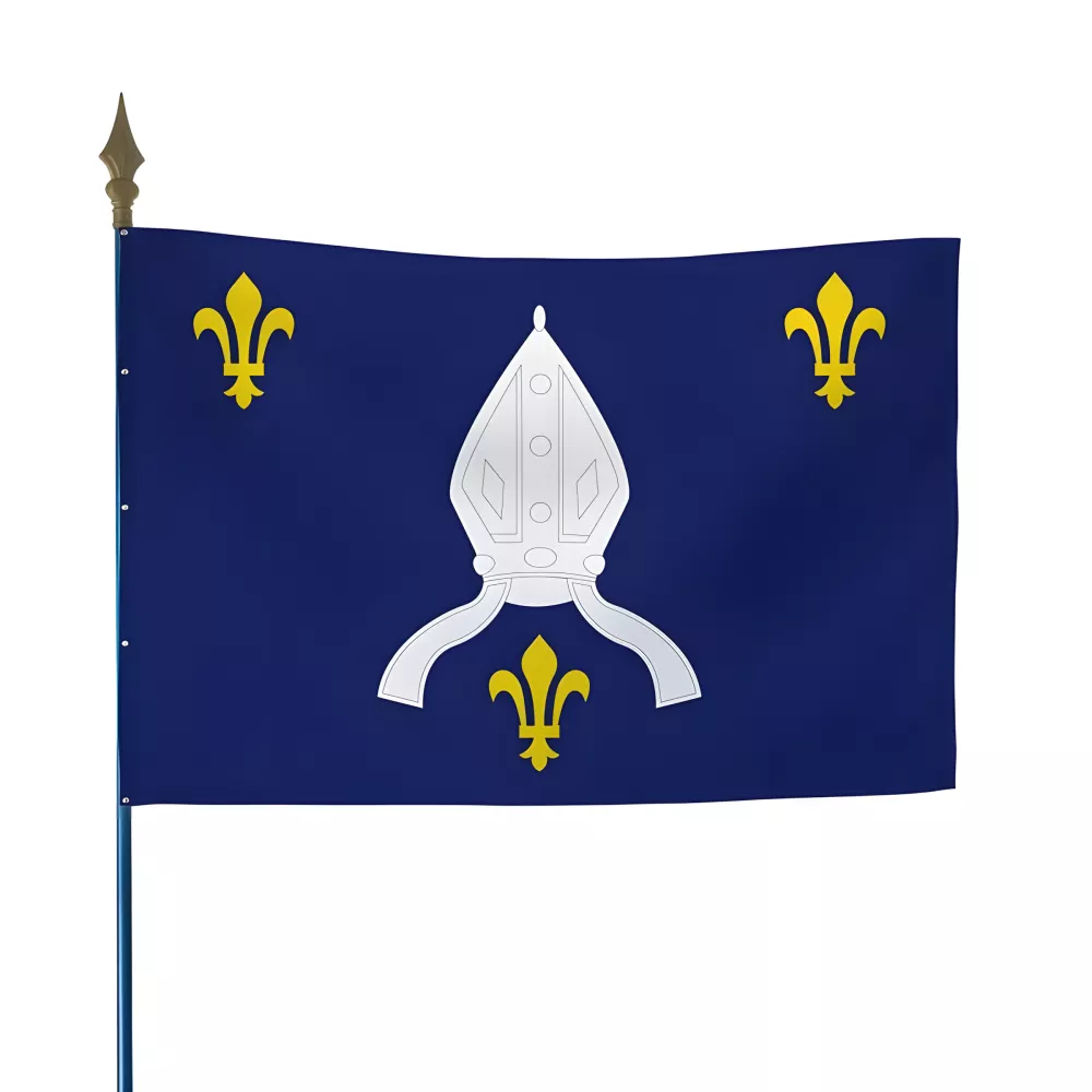 Drapeau province Saintonge en maille polyester Drapeau province Saintonge en maille polyester