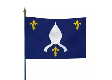 Drapeau province Saintonge en maille polyester