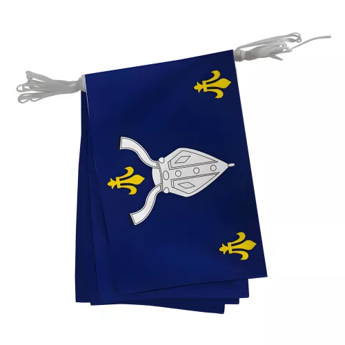 Guirlande province Saintonge en maille polyester 20 x 30 cm