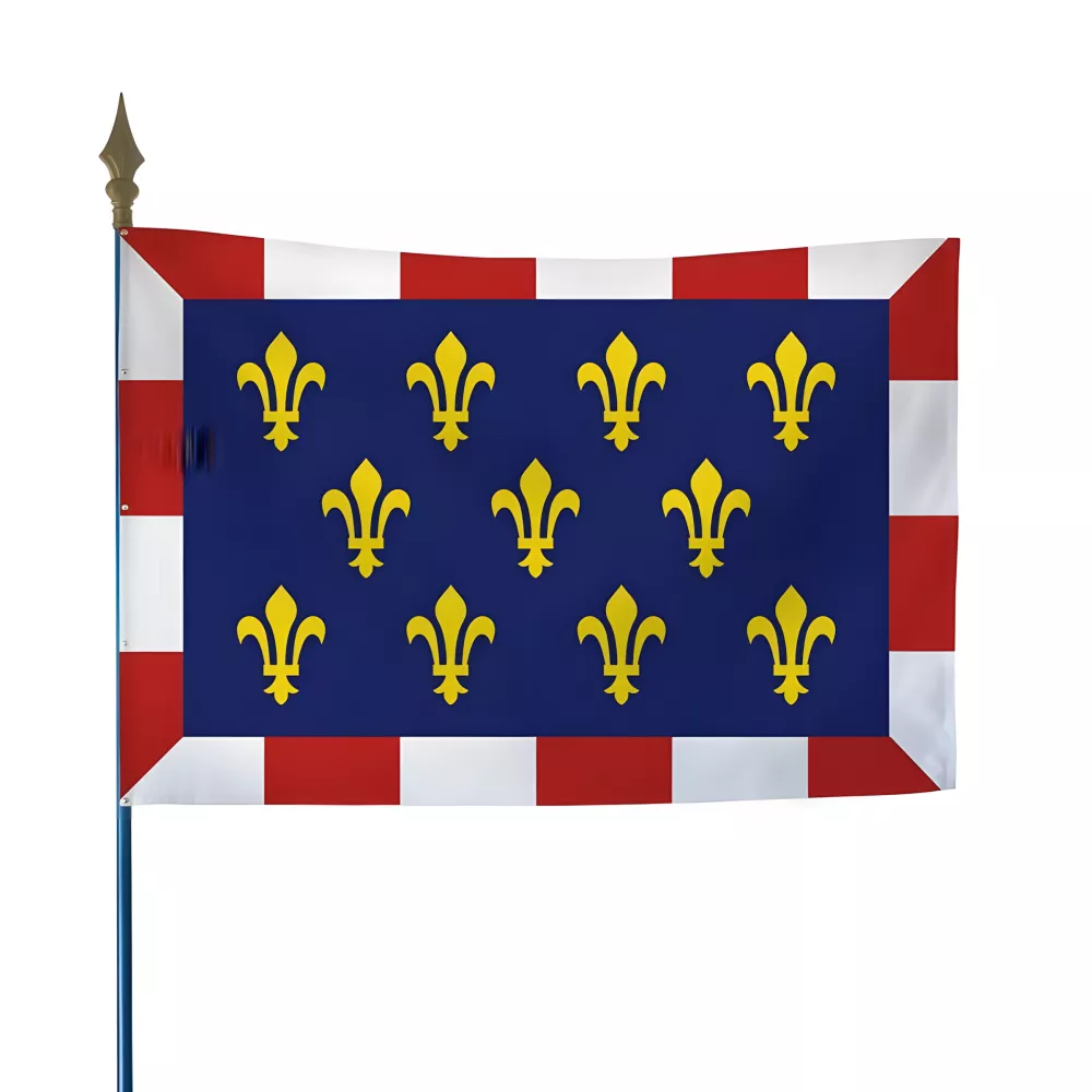 Drapeau province Touraine en maille polyester 115 g/m² Drapeau province Touraine en maille polyester 115 g/m²
