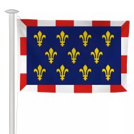 Pavillon province Touraine à hisser pour mât