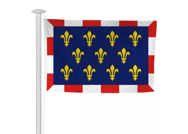 Pavillon province Touraine à hisser pour mât