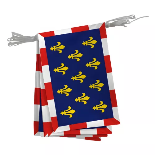 Guirlande province Touraine en maille polyester 20 x 30 cm