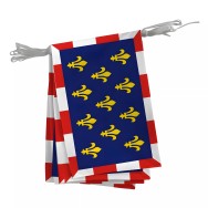 Guirlande province Touraine en maille polyester 20 x 30 cm