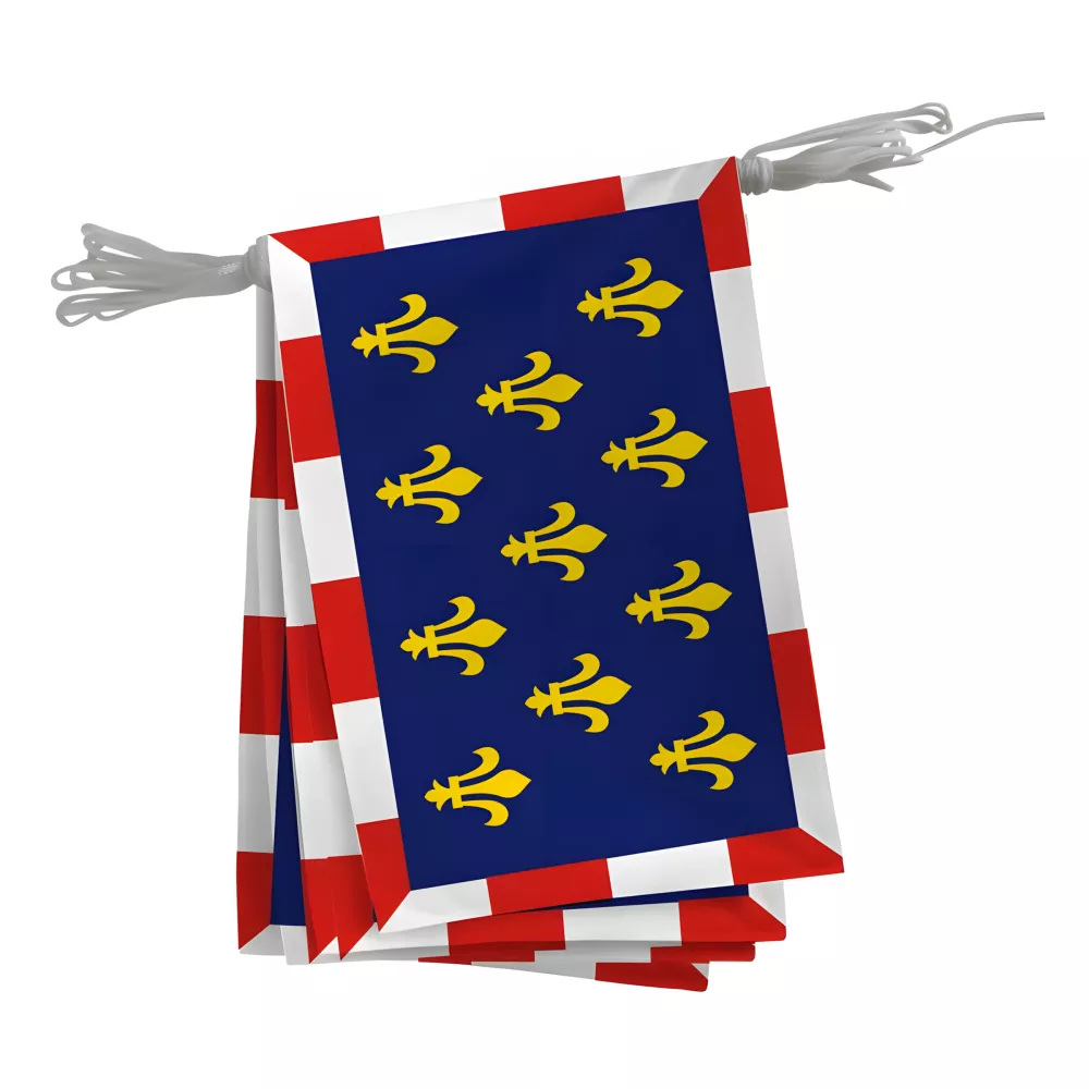 Guirlande province Touraine en maille polyester 20 x 30 cm