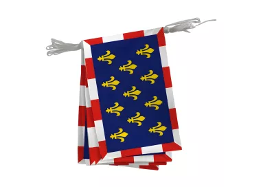 Guirlande province Touraine en maille polyester 20 x 30 cm