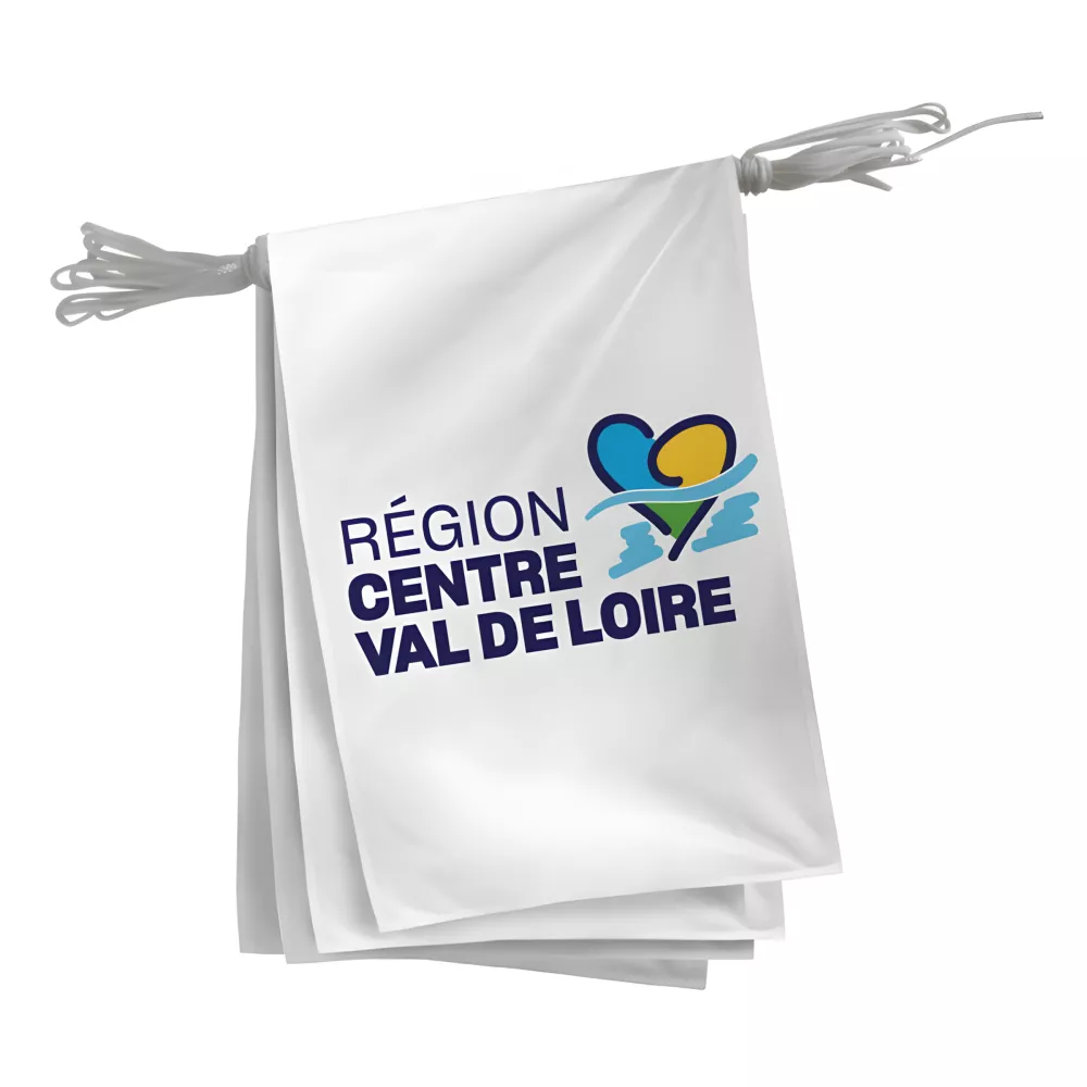 Guirlande région Centre Val de Loire en polyester 20 x 30 cm Guirlande région Centre Val de Loire en polyester 20 x 30 cm