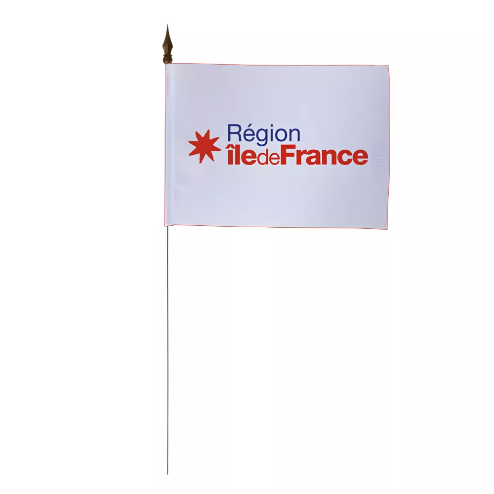 Drapeau de table Île-de-France 10 x 15 cm polyester Drapeau de table Île-de-France 10 x 15 cm polyester