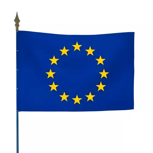 Drapeau Union Européenne en maille polyester 115 g/m²