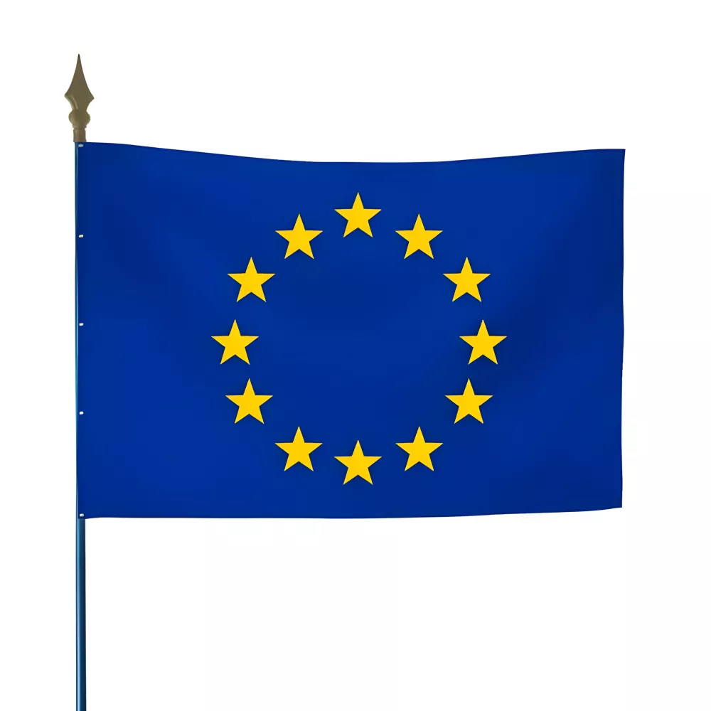 Drapeau Union Européenne en maille polyester 115 g/m²