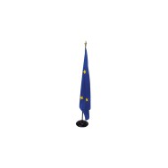 Drapeau d'accueil Europe 100 x 150 cm avec hampe