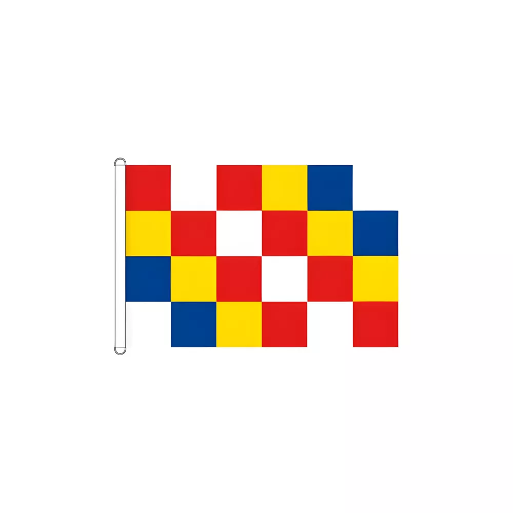 Pavillons des provinces belges en maille polyester