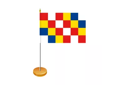 Drapeaux de table provinces belges 10 x 15 cm polyester
