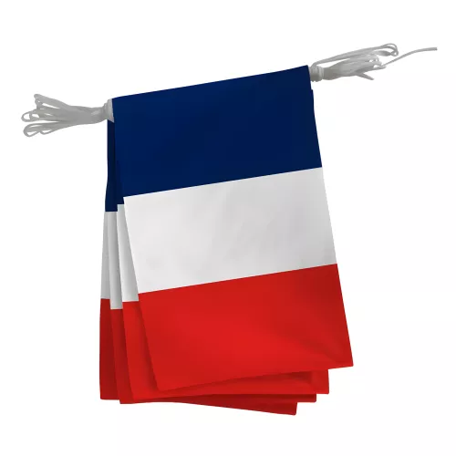 Guirlandes France en maille polyester 20 x 30 cm
