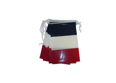 Guirlandes France en maille polyester 20 x 30 cm