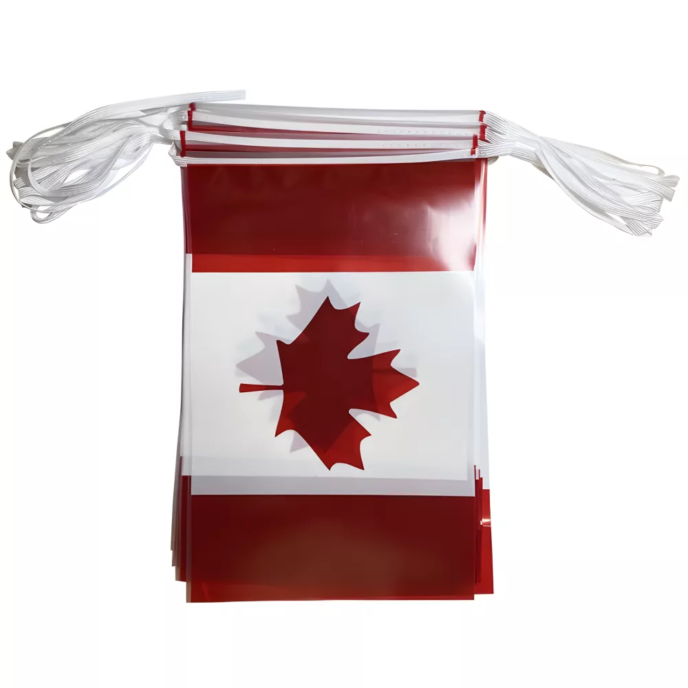 Guirlandes Canada en polyester 20 x 30 cm Guirlandes Canada en polyester 20 x 30 cm