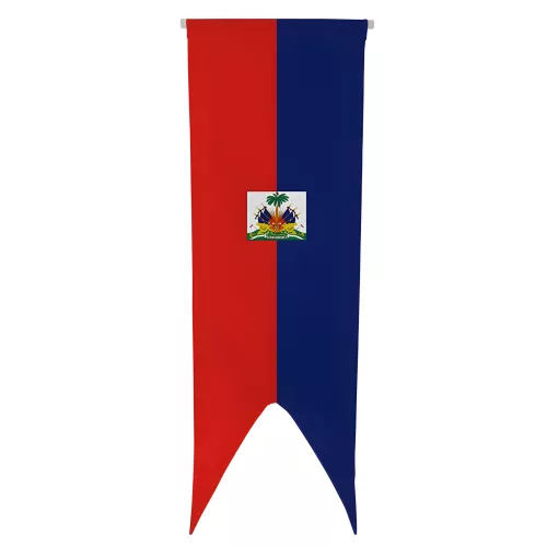 Oriflamme d'Haïti en maille polyester 115 g/m²