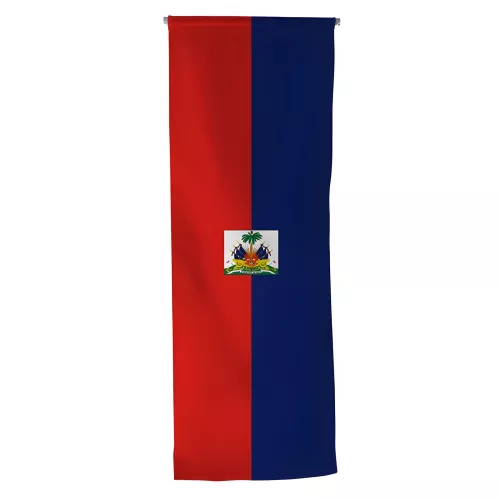 Oriflamme d'Haïti en maille polyester 115 g/m²