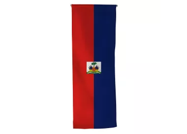 Oriflamme d'Haïti en maille polyester 115 g/m²