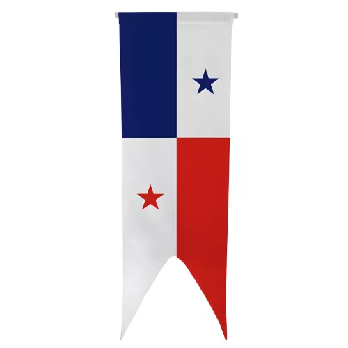 Oriflamme Panama en maille polyester avec traverse