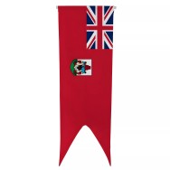Oriflamme des Bermudes en maille polyester avec traverse