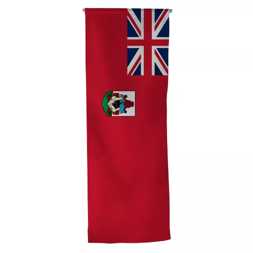 Oriflamme des Bermudes en maille polyester avec traverse Oriflamme des Bermudes en maille polyester avec traverse