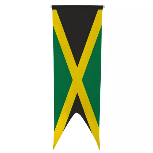 Oriflamme Jamaïque en maille polyester avec traverse