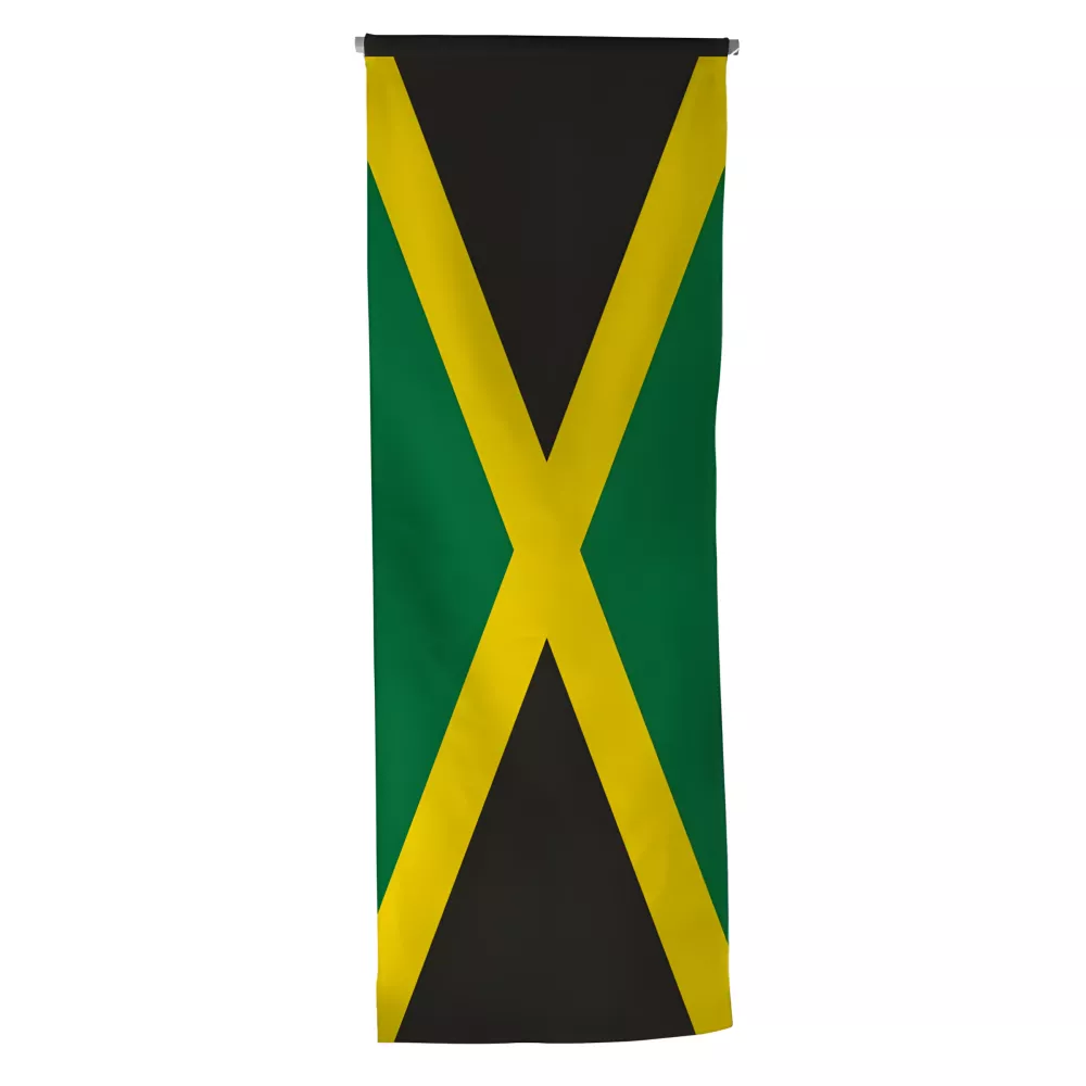 Oriflamme Jamaïque en maille polyester avec traverse Oriflamme Jamaïque en maille polyester avec traverse