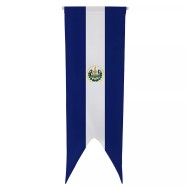 Oriflamme Salvador en maille polyester avec traverse bois