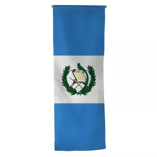 Oriflamme du Guatemala en maille polyester