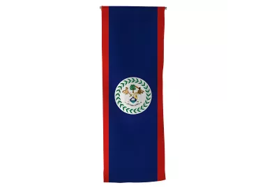 Oriflamme du Belize en maille polyester 115 g/m²