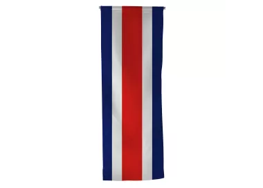 Oriflamme du Costa Rica en maille polyester