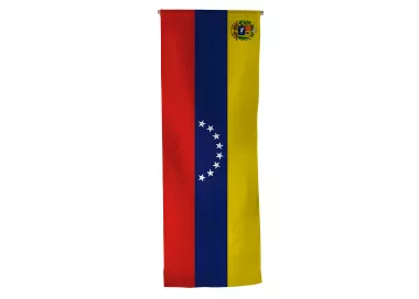 Oriflamme Venezuela en maille polyester avec traverse